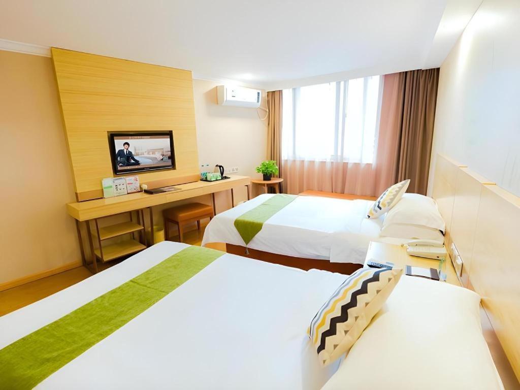 Greentree Inn Shanghai Guangxin Road Tongji Hospital Express Hotel Exterior foto