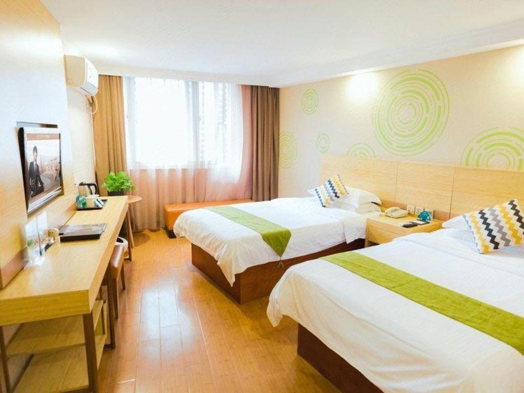 Greentree Inn Shanghai Guangxin Road Tongji Hospital Express Hotel Exterior foto