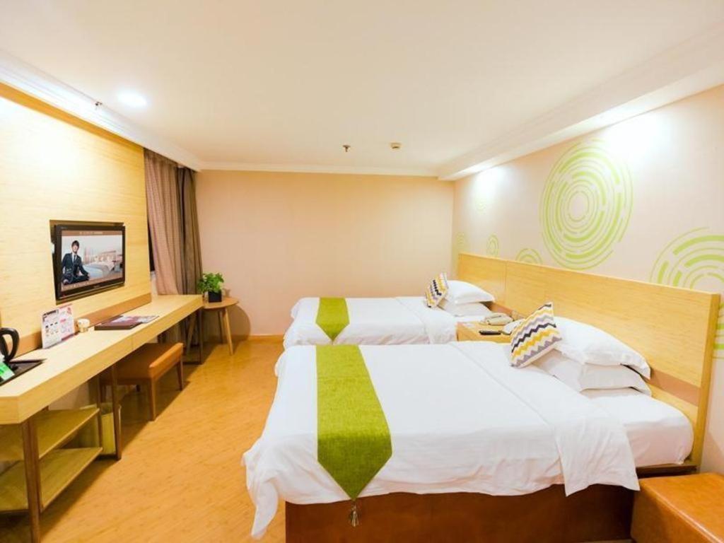 Greentree Inn Shanghai Guangxin Road Tongji Hospital Express Hotel Exterior foto