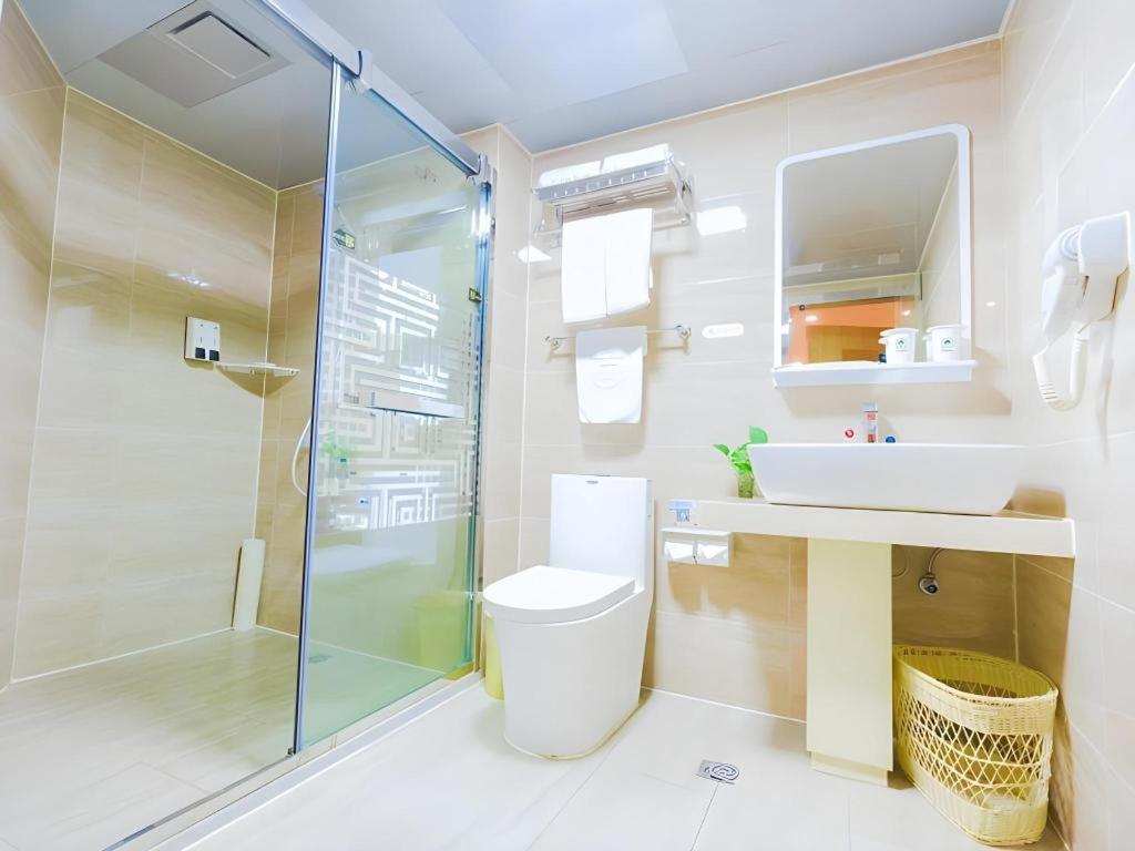Greentree Inn Shanghai Guangxin Road Tongji Hospital Express Hotel Exterior foto